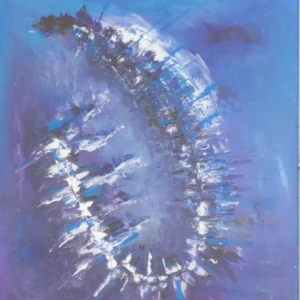 Œuvre originale Clé marine, peinture acrylique, de Vanessa Drouhin - région de Montpellier