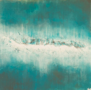 Œuvre originale Fosse des Mariannes, peinture acrylique, de Vanessa Drouhin - région de Montpellier