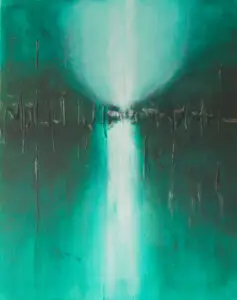 Œuvre originale L'émergence du souffle, peinture acrylique, de Vanessa Drouhin - région de Montpellier