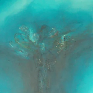 Œuvre originale L'érosion du silence, peinture acrylique, de Vanessa Drouhin - région de Montpellier