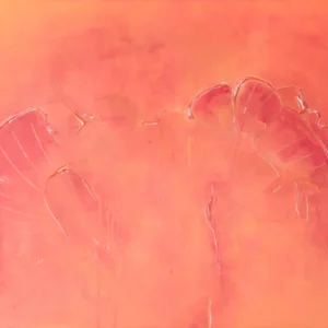 Œuvre originale Pétales d'ailes, peinture acrylique, de Vanessa Drouhin - région de Montpellier